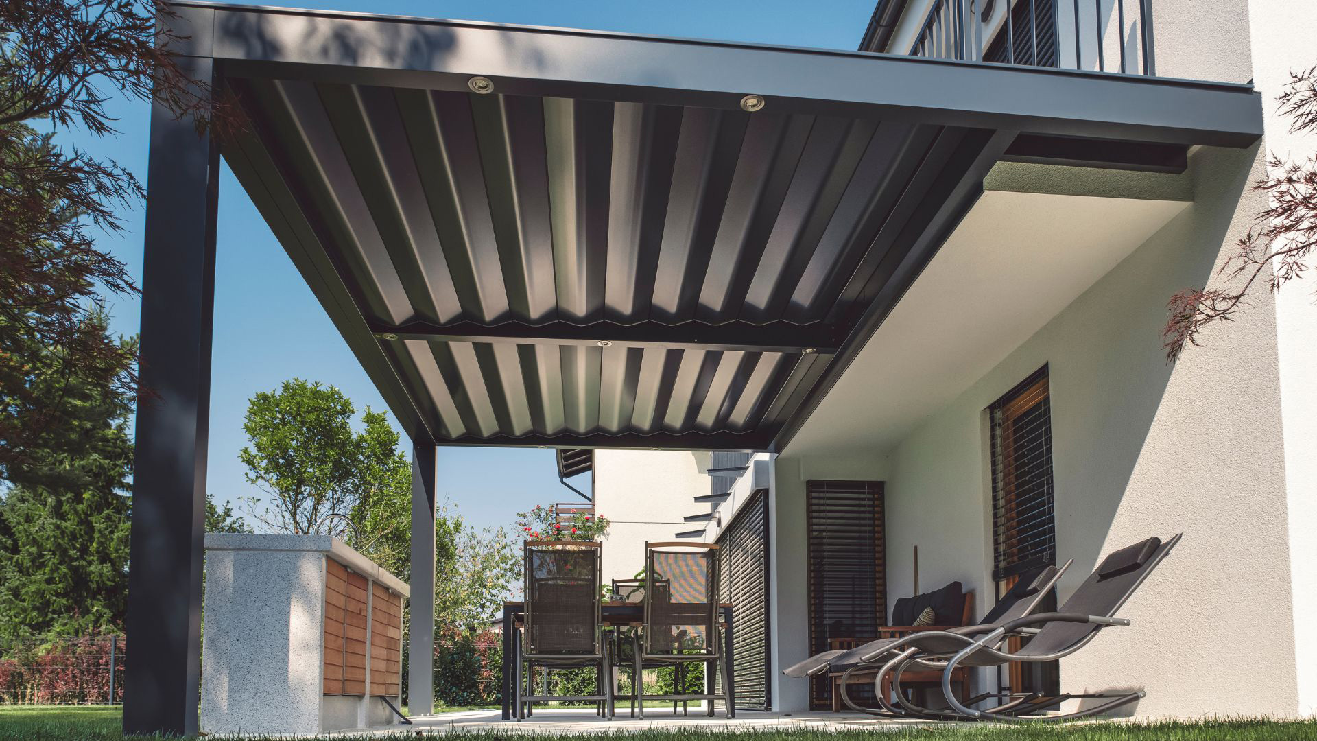 Store et pergola — KB Menuiserie